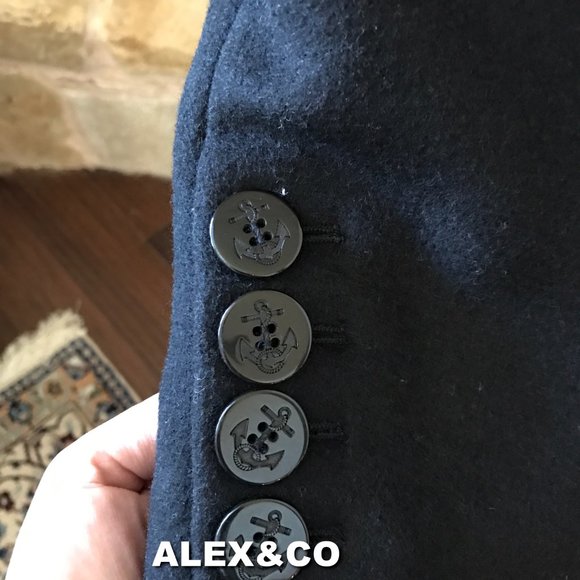 NWT ZARA STUDIO $279 DOUBLE BREASTED WOOL COAT PARKA JACKET 8088/785 - Picture 9 of 9